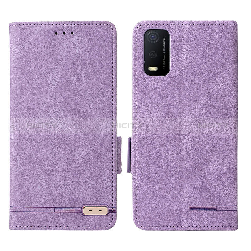 Handytasche Stand Schutzhülle Flip Leder Hülle L07Z für Vivo Y3s (2021) Violett Plus