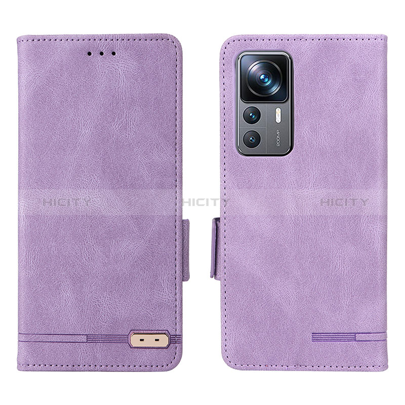 Handytasche Stand Schutzhülle Flip Leder Hülle L07Z für Xiaomi Mi 12T 5G Violett