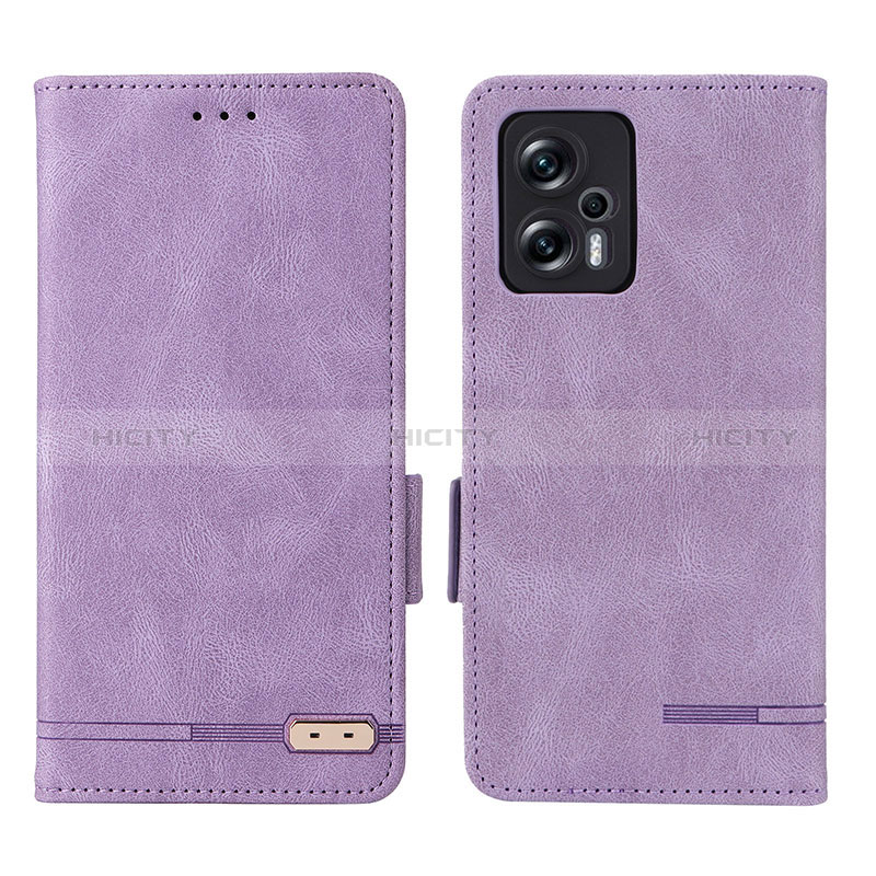 Handytasche Stand Schutzhülle Flip Leder Hülle L07Z für Xiaomi Poco X4 GT 5G Violett Plus