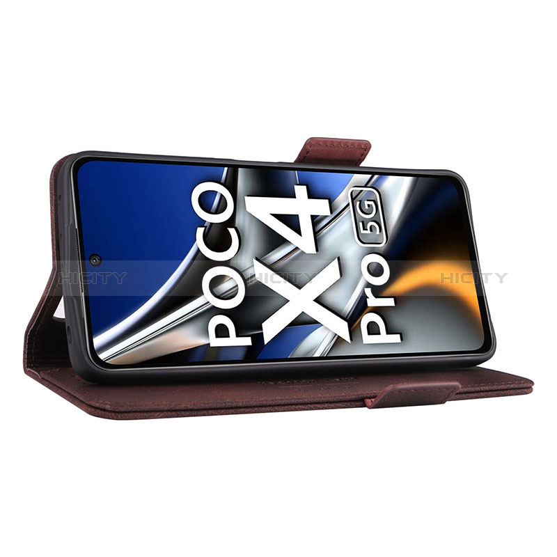 Handytasche Stand Schutzhülle Flip Leder Hülle L07Z für Xiaomi Poco X4 Pro 5G