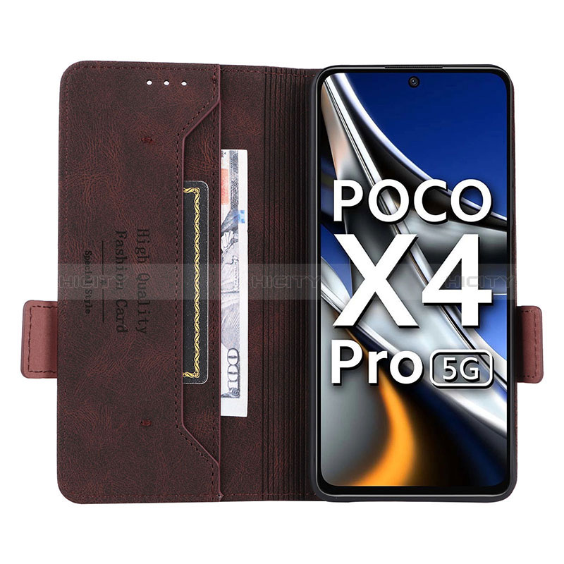 Handytasche Stand Schutzhülle Flip Leder Hülle L07Z für Xiaomi Poco X4 Pro 5G groß