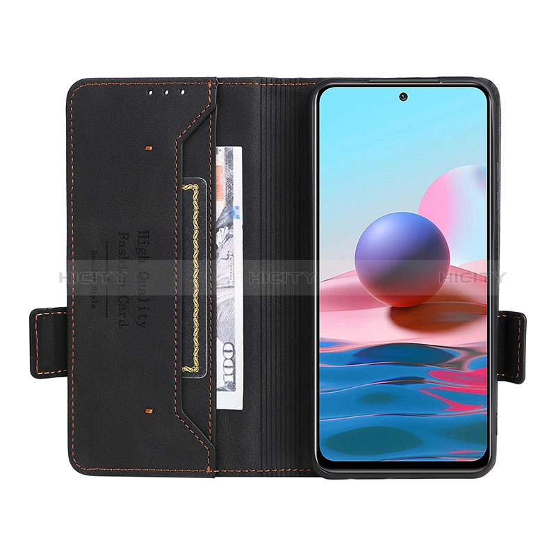 Handytasche Stand Schutzhülle Flip Leder Hülle L07Z für Xiaomi Redmi Note 10 4G groß