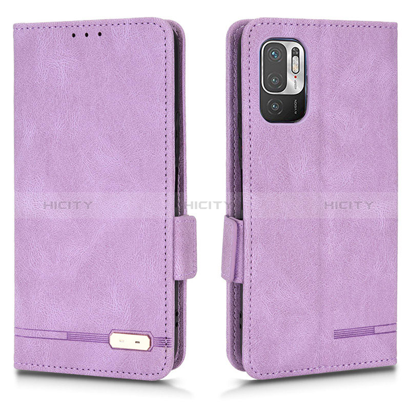 Handytasche Stand Schutzhülle Flip Leder Hülle L07Z für Xiaomi Redmi Note 10 JE 5G Violett