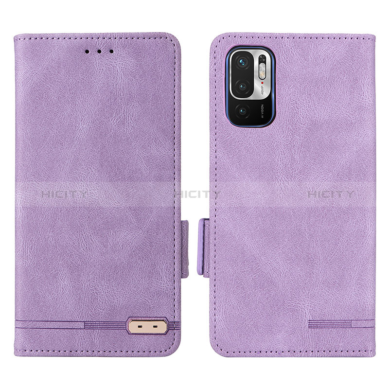 Handytasche Stand Schutzhülle Flip Leder Hülle L07Z für Xiaomi Redmi Note 10T 5G Violett Plus