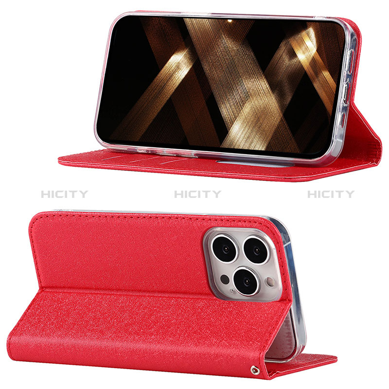 Handytasche Stand Schutzhülle Flip Leder Hülle L08 für Apple iPhone 14 Pro