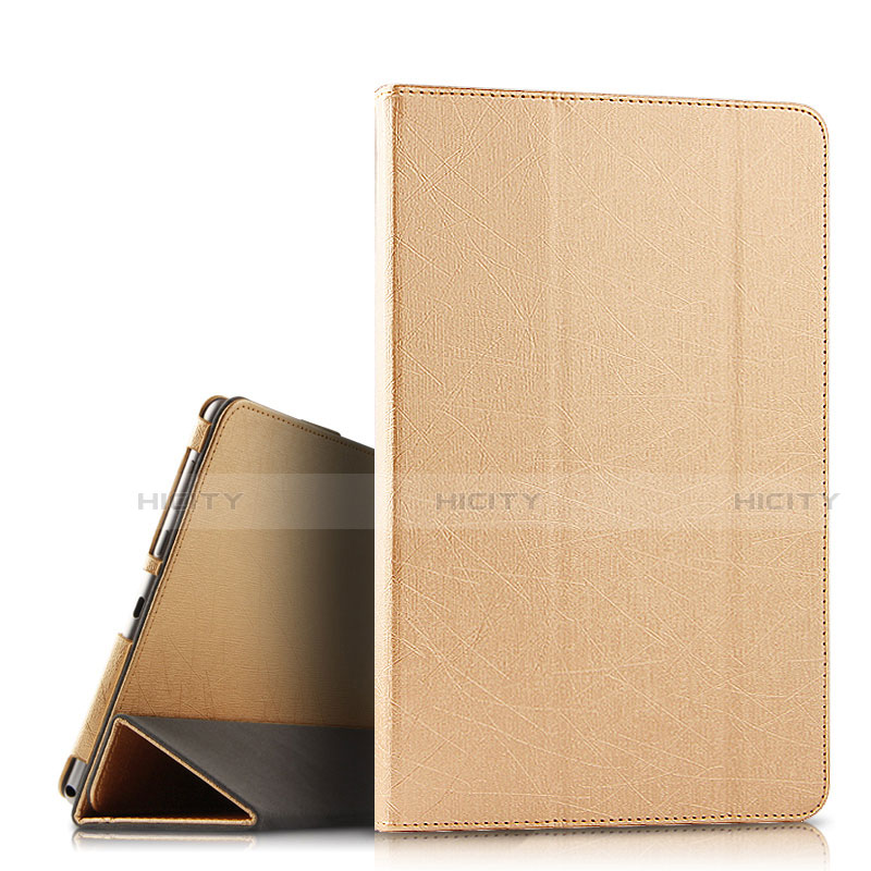 Handytasche Stand Schutzhülle Flip Leder Hülle L08 für Huawei MediaPad M6 10.8 Gold