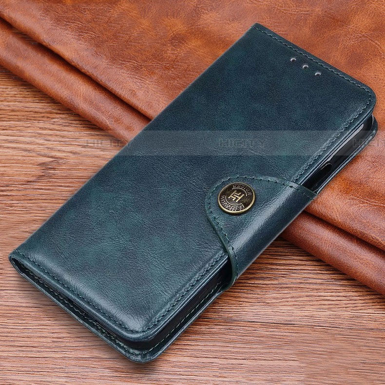 Handytasche Stand Schutzhülle Flip Leder Hülle L08 für Huawei P40 Lite Blau