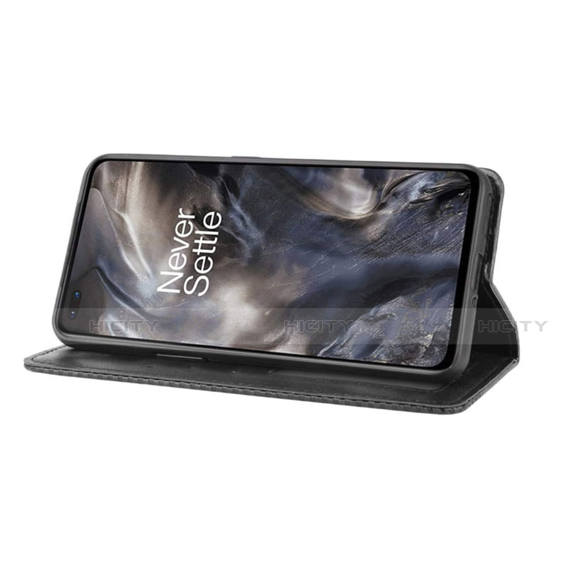 Handytasche Stand Schutzhülle Flip Leder Hülle L08 für OnePlus Nord groß