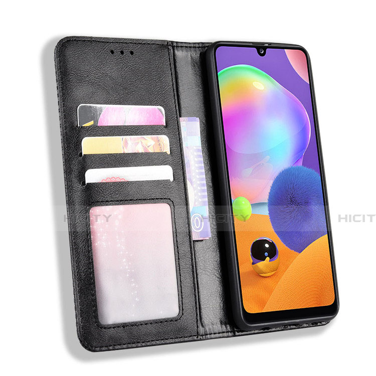 Handytasche Stand Schutzhülle Flip Leder Hülle L08 für Samsung Galaxy M31