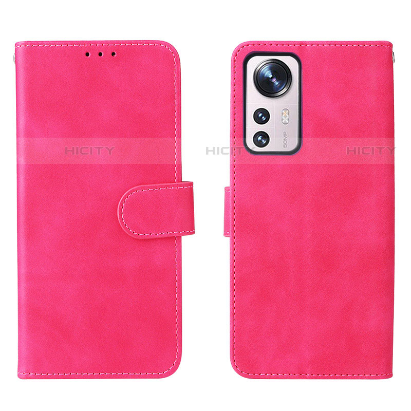 Handytasche Stand Schutzhülle Flip Leder Hülle L08 für Xiaomi Mi 12 Pro 5G Pink