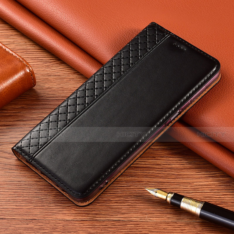 Handytasche Stand Schutzhülle Flip Leder Hülle L08 für Xiaomi Poco X3 NFC Schwarz Plus