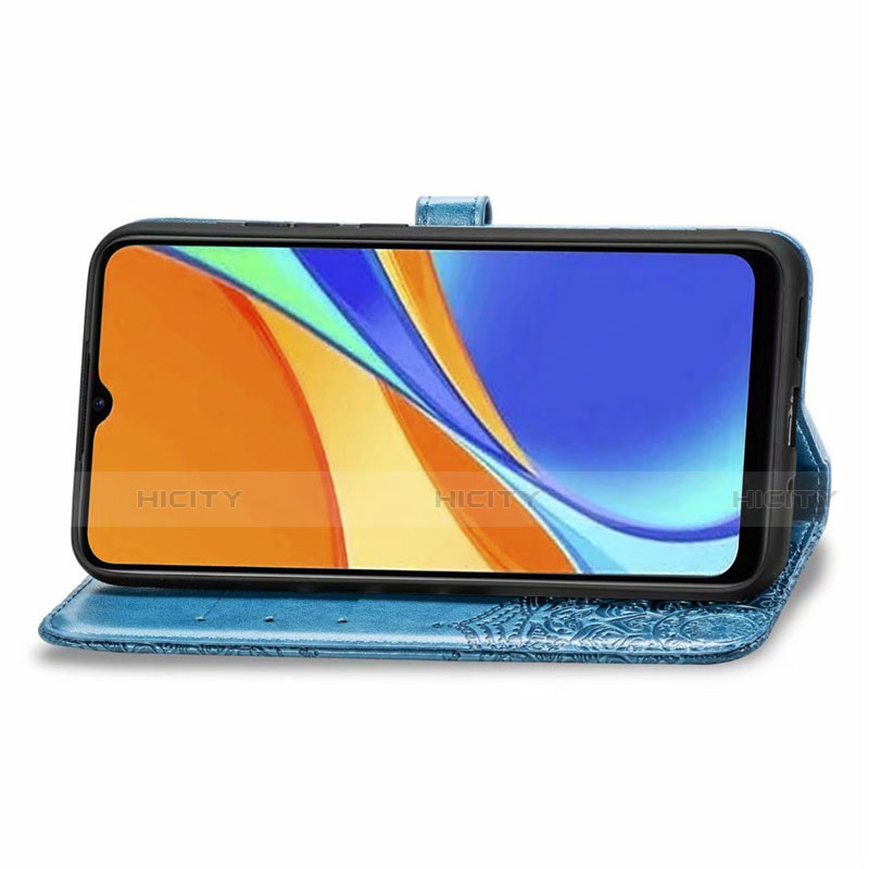 Handytasche Stand Schutzhülle Flip Leder Hülle L08 für Xiaomi Redmi 9C NFC groß