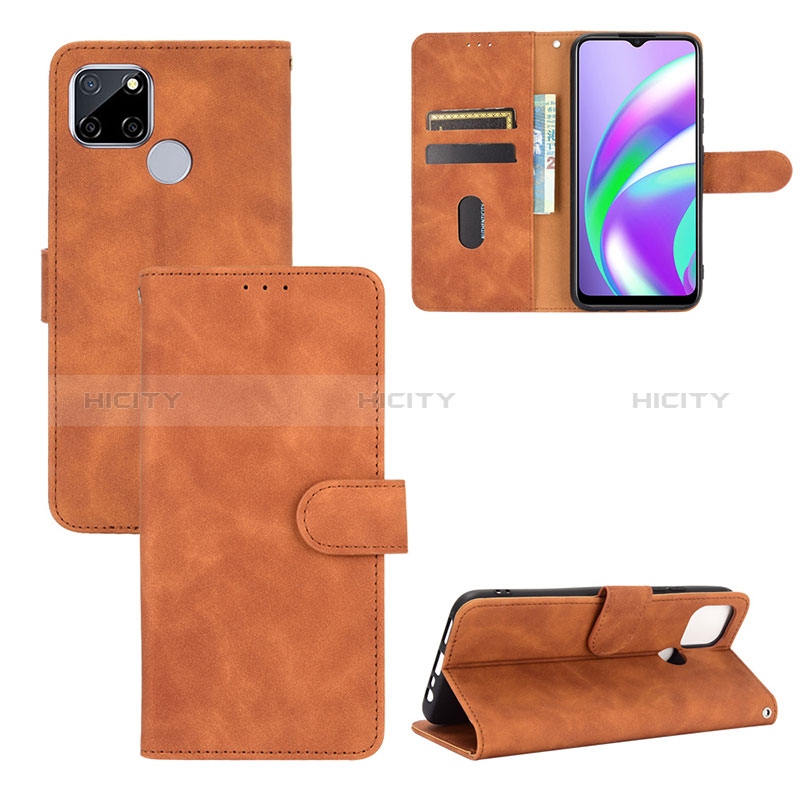 Handytasche Stand Schutzhülle Flip Leder Hülle L08Z für Realme 7i RMX2193 groß