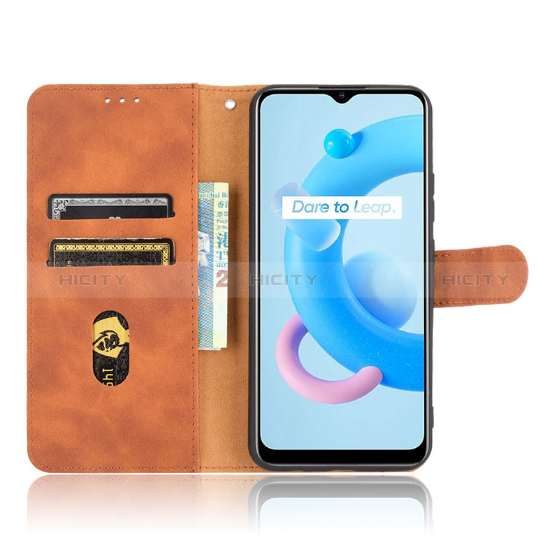 Handytasche Stand Schutzhülle Flip Leder Hülle L08Z für Realme C11 (2021)