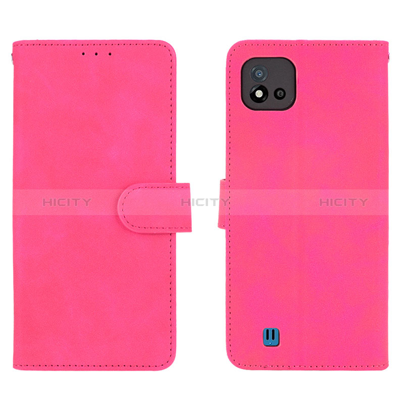 Handytasche Stand Schutzhülle Flip Leder Hülle L08Z für Realme C11 (2021) Pink