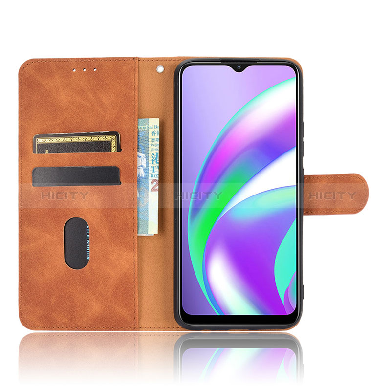 Handytasche Stand Schutzhülle Flip Leder Hülle L08Z für Realme C12 groß