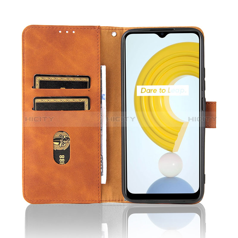 Handytasche Stand Schutzhülle Flip Leder Hülle L08Z für Realme C25Y