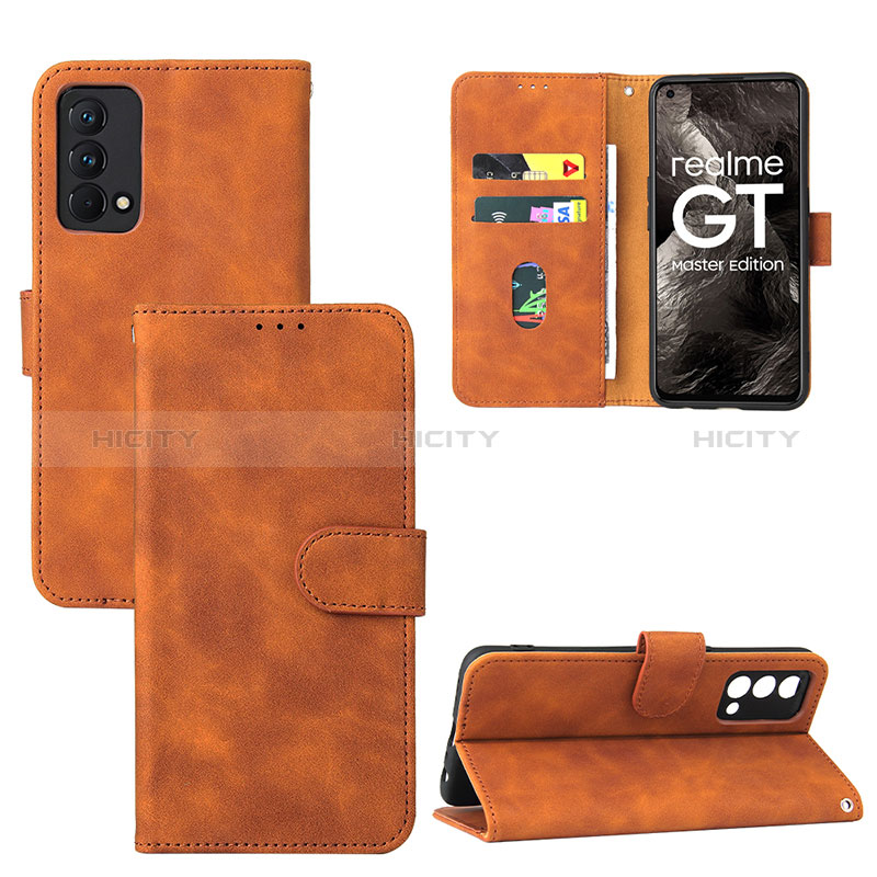 Handytasche Stand Schutzhülle Flip Leder Hülle L08Z für Realme GT Master 5G groß