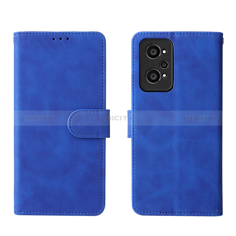 Handytasche Stand Schutzhülle Flip Leder Hülle L08Z für Realme Q5 Pro 5G Blau Plus