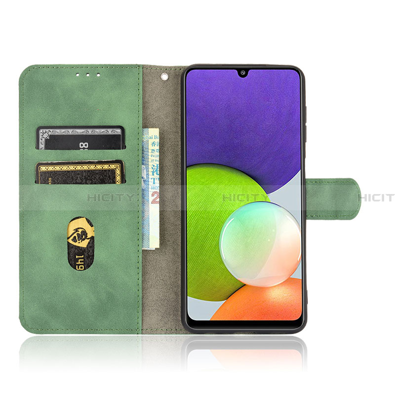 Handytasche Stand Schutzhülle Flip Leder Hülle L08Z für Samsung Galaxy A22 4G groß