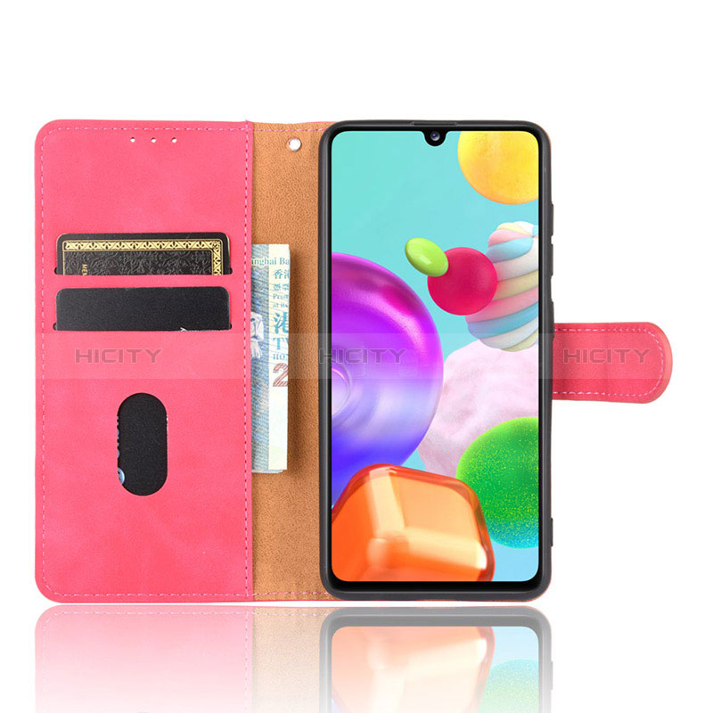 Handytasche Stand Schutzhülle Flip Leder Hülle L08Z für Samsung Galaxy A41 groß