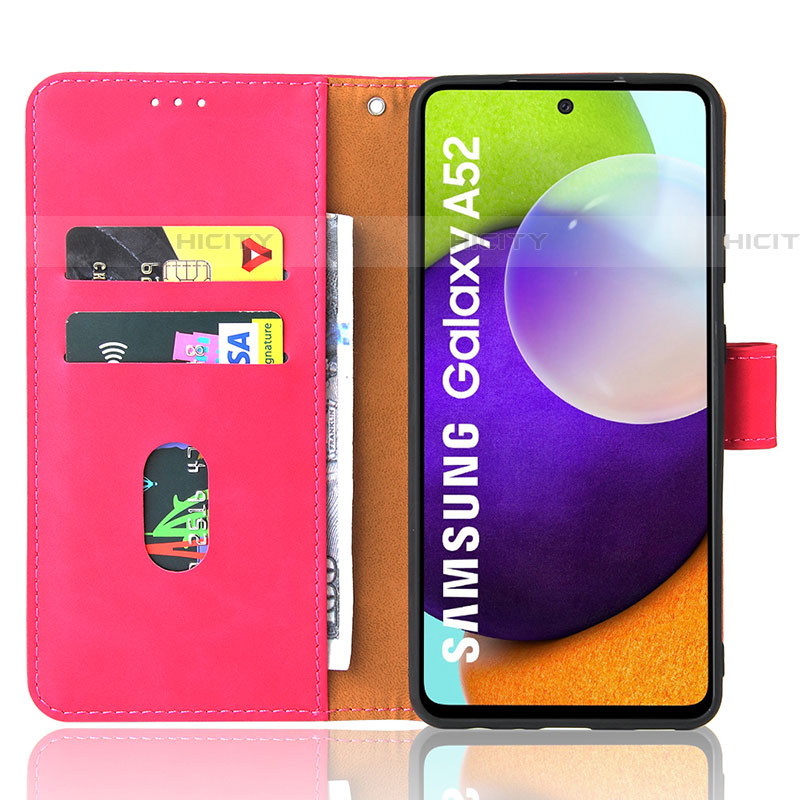 Handytasche Stand Schutzhülle Flip Leder Hülle L08Z für Samsung Galaxy A52 4G