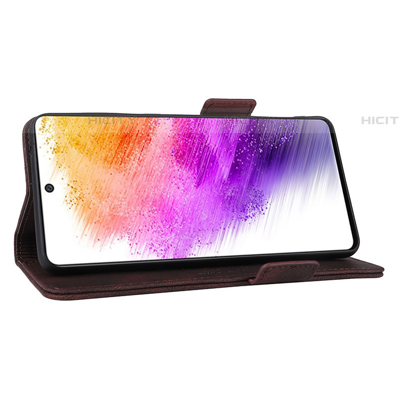 Handytasche Stand Schutzhülle Flip Leder Hülle L08Z für Samsung Galaxy A73 5G groß