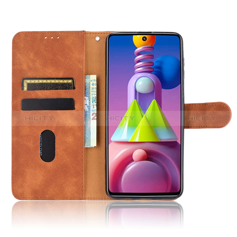 Handytasche Stand Schutzhülle Flip Leder Hülle L08Z für Samsung Galaxy M51