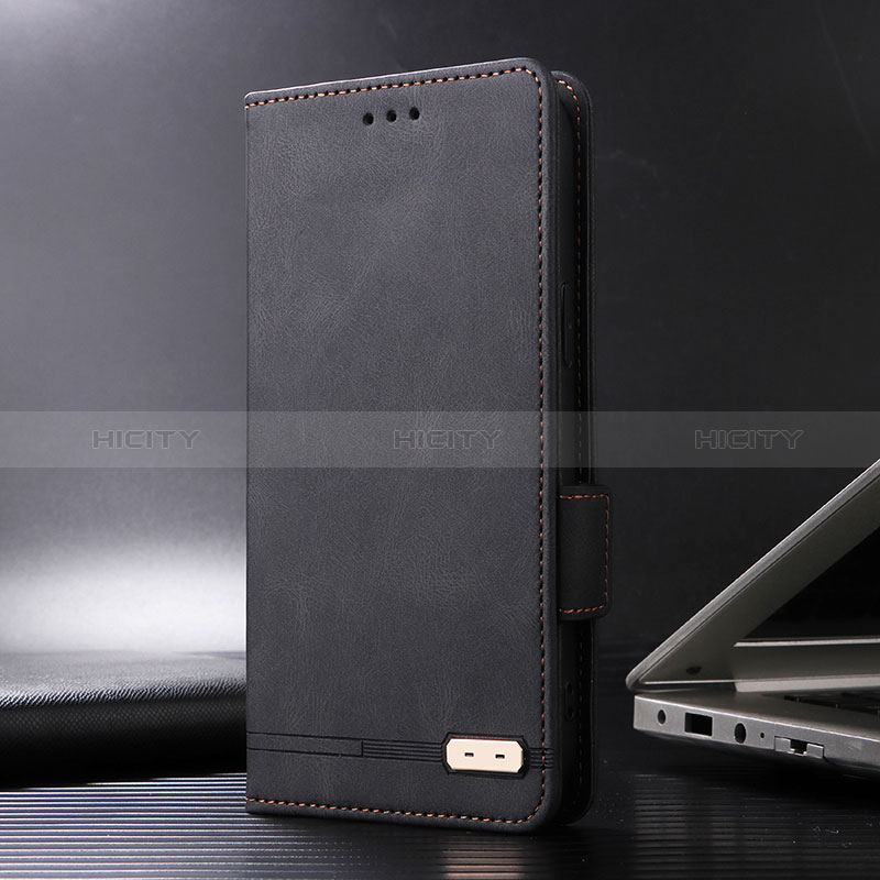 Handytasche Stand Schutzhülle Flip Leder Hülle L08Z für Xiaomi Redmi 10 India Schwarz