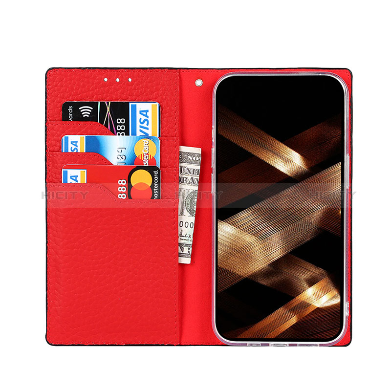 Handytasche Stand Schutzhülle Flip Leder Hülle L09 für Apple iPhone 15 Plus