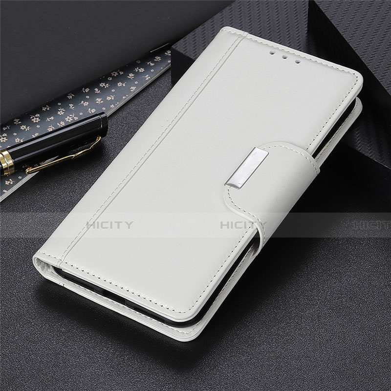 Handytasche Stand Schutzhülle Flip Leder Hülle L09 für Huawei Nova 6 SE Weiß