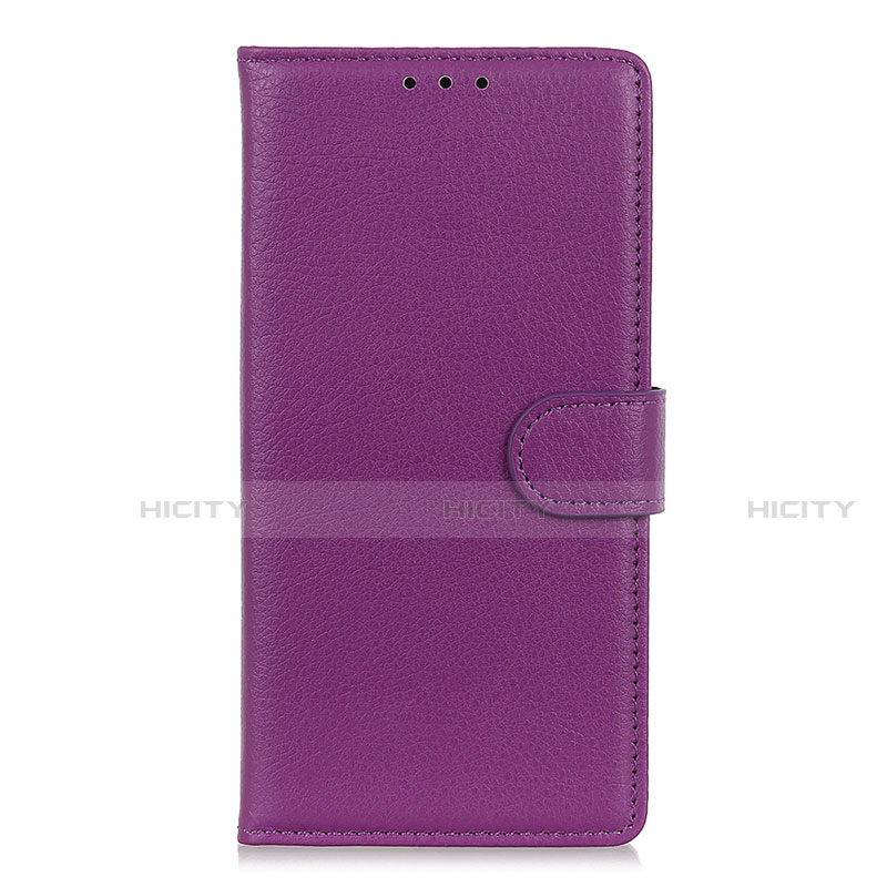 Handytasche Stand Schutzhülle Flip Leder Hülle L09 für Motorola Moto Edge Violett