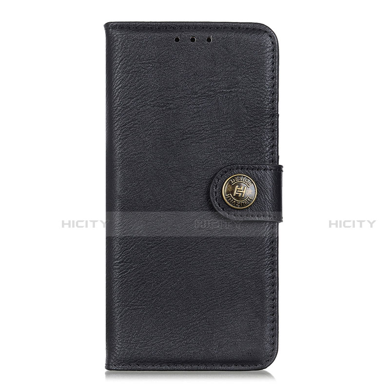 Handytasche Stand Schutzhülle Flip Leder Hülle L09 für Oppo A32 Schwarz