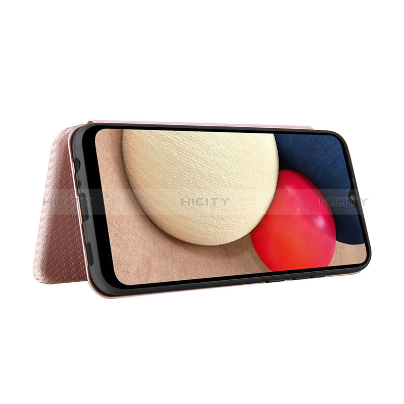 Handytasche Stand Schutzhülle Flip Leder Hülle L09Z für Samsung Galaxy A02s