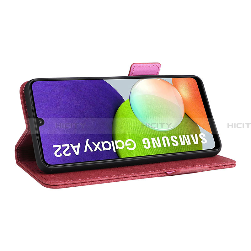 Handytasche Stand Schutzhülle Flip Leder Hülle L09Z für Samsung Galaxy A22 4G