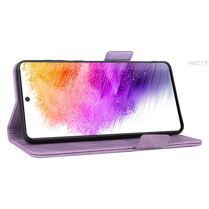 Handytasche Stand Schutzhülle Flip Leder Hülle L09Z für Samsung Galaxy A73 5G groß