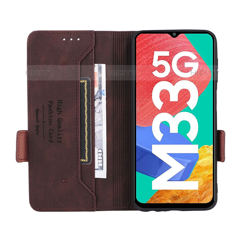 Handytasche Stand Schutzhülle Flip Leder Hülle L09Z für Samsung Galaxy M33 5G