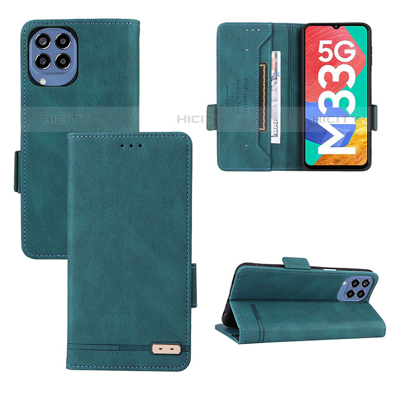 Handytasche Stand Schutzhülle Flip Leder Hülle L09Z für Samsung Galaxy M33 5G