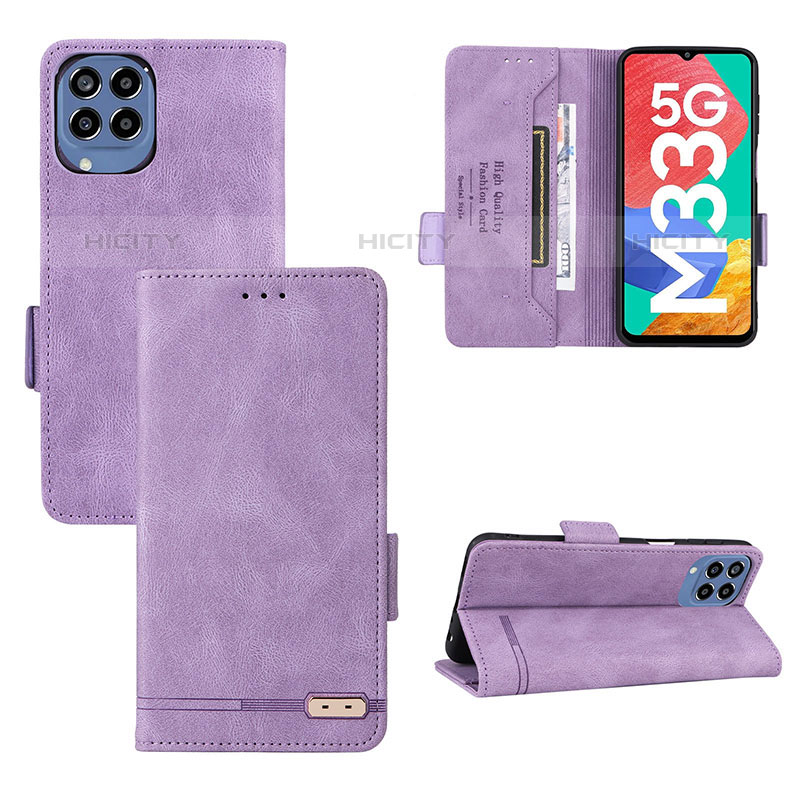 Handytasche Stand Schutzhülle Flip Leder Hülle L09Z für Samsung Galaxy M33 5G