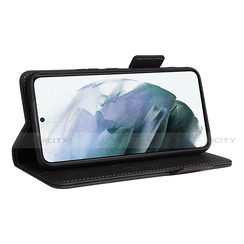 Handytasche Stand Schutzhülle Flip Leder Hülle L09Z für Samsung Galaxy S21 5G