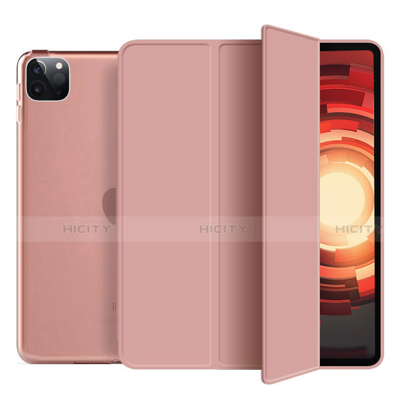 Handytasche Stand Schutzhülle Flip Leder Hülle L10 für Apple iPad Pro 11 (2020) Rosegold Plus