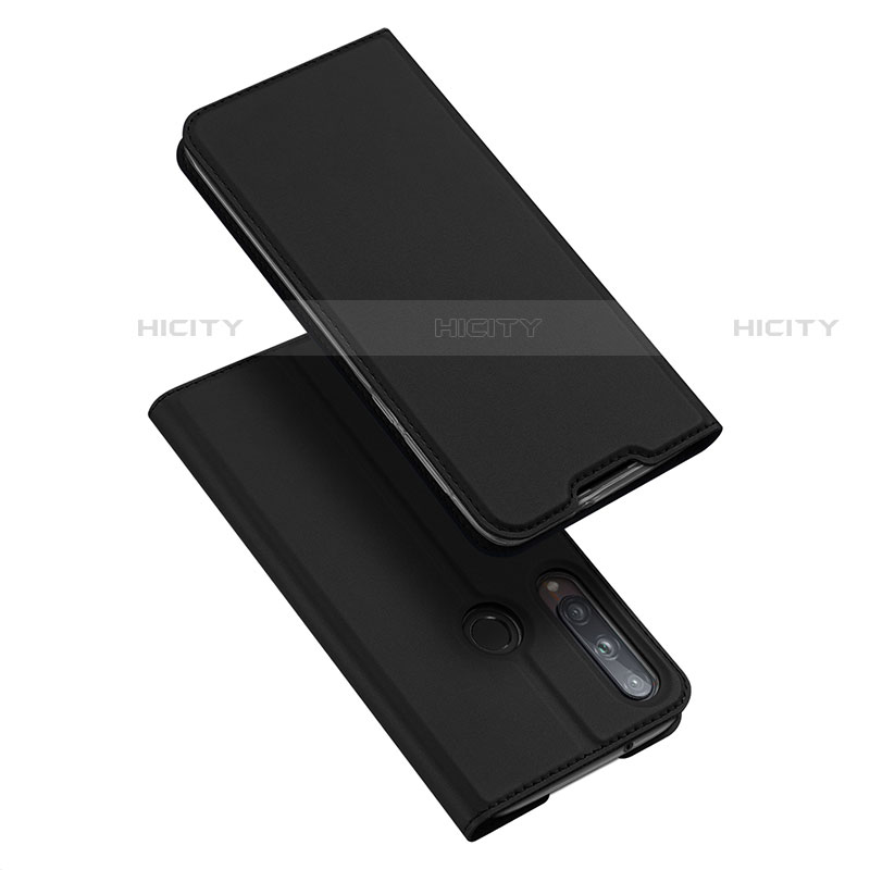 Handytasche Stand Schutzhülle Flip Leder Hülle L10 für Huawei Y7p Schwarz