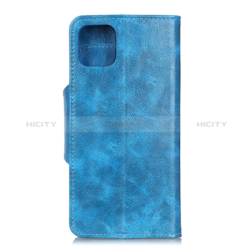 Handytasche Stand Schutzhülle Flip Leder Hülle L10 für Samsung Galaxy A71 4G A715 Hellblau Plus