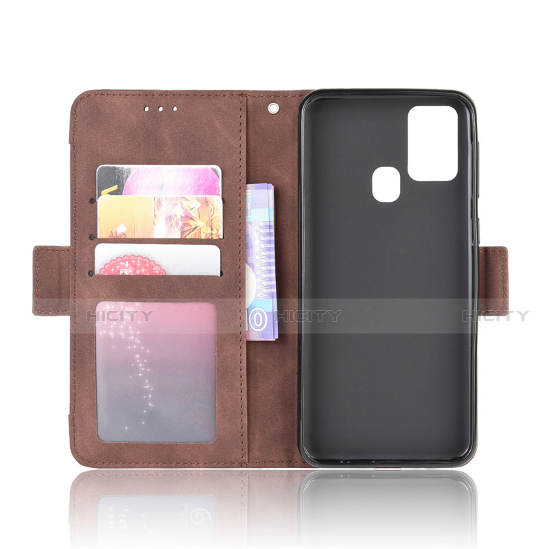 Handytasche Stand Schutzhülle Flip Leder Hülle L10 für Samsung Galaxy M31 groß