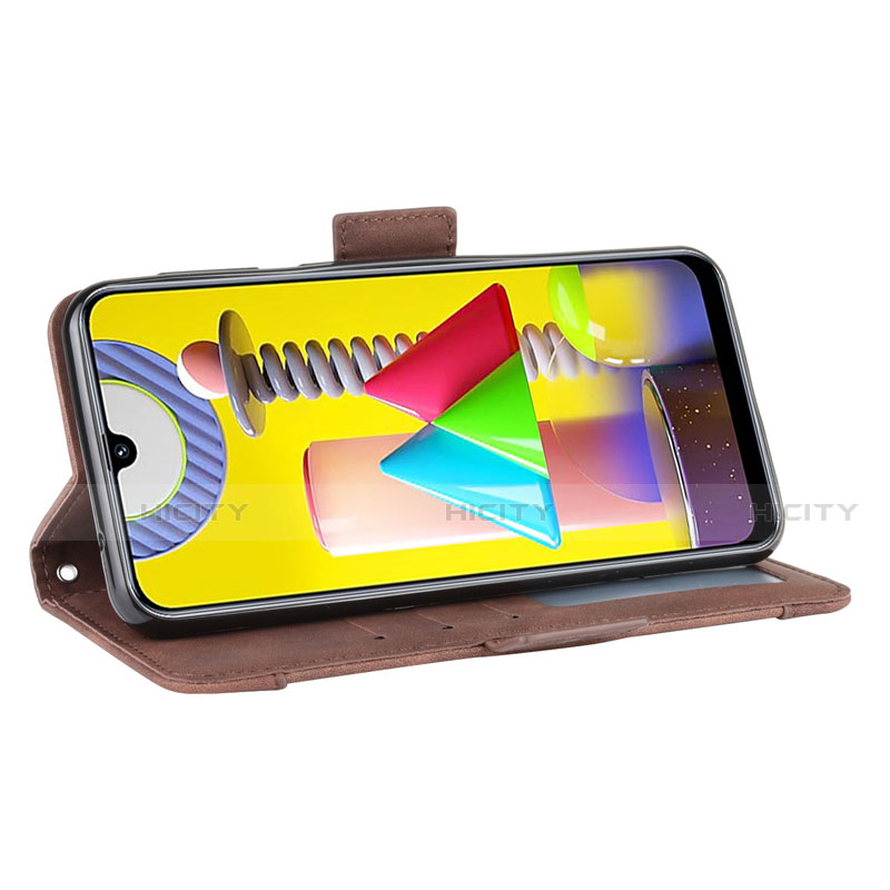 Handytasche Stand Schutzhülle Flip Leder Hülle L10 für Samsung Galaxy M31 groß