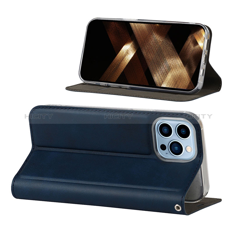 Handytasche Stand Schutzhülle Flip Leder Hülle L11 für Apple iPhone 14 Pro groß