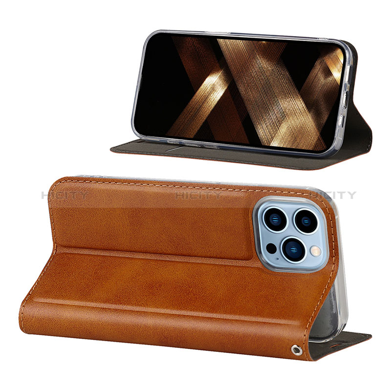 Handytasche Stand Schutzhülle Flip Leder Hülle L11 für Apple iPhone 14 Pro groß