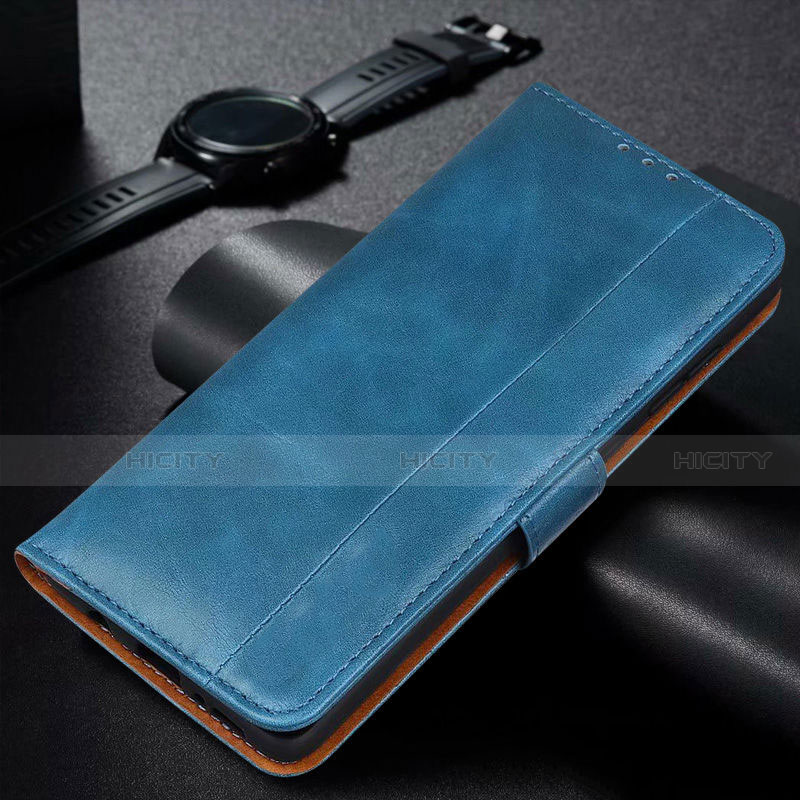 Handytasche Stand Schutzhülle Flip Leder Hülle L11 für Huawei Honor 9C Blau