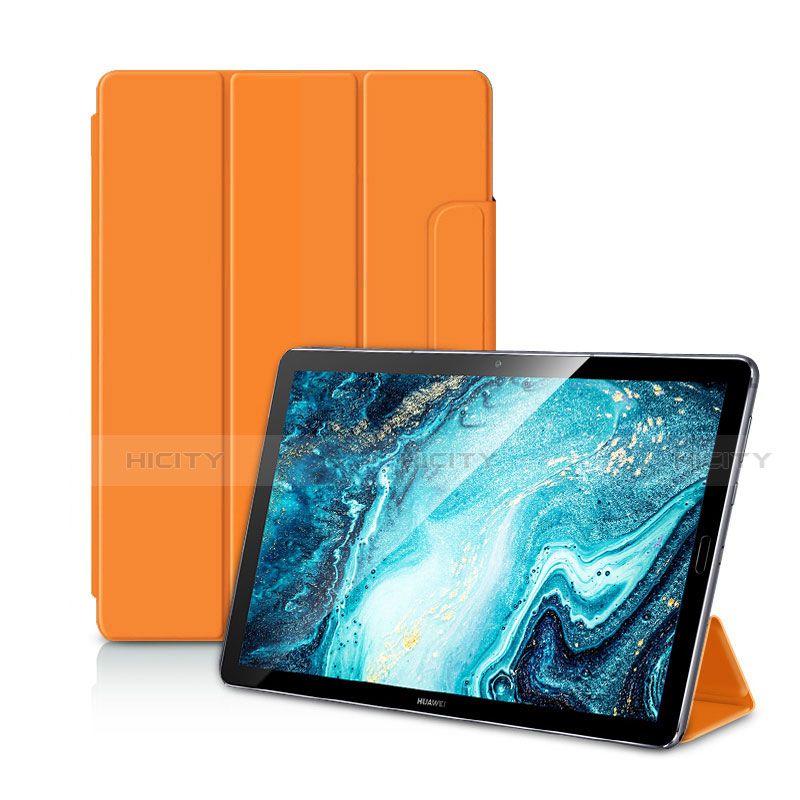 Handytasche Stand Schutzhülle Flip Leder Hülle L11 für Huawei MediaPad M6 10.8 Orange Plus