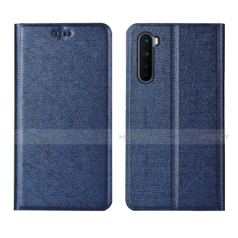 Handytasche Stand Schutzhülle Flip Leder Hülle L11 für OnePlus Nord Blau